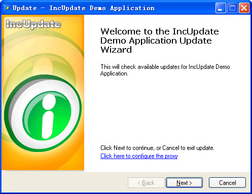 IncUpdate Screenshot